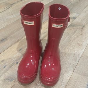 Hunter ‘original short’ gloss rain boots